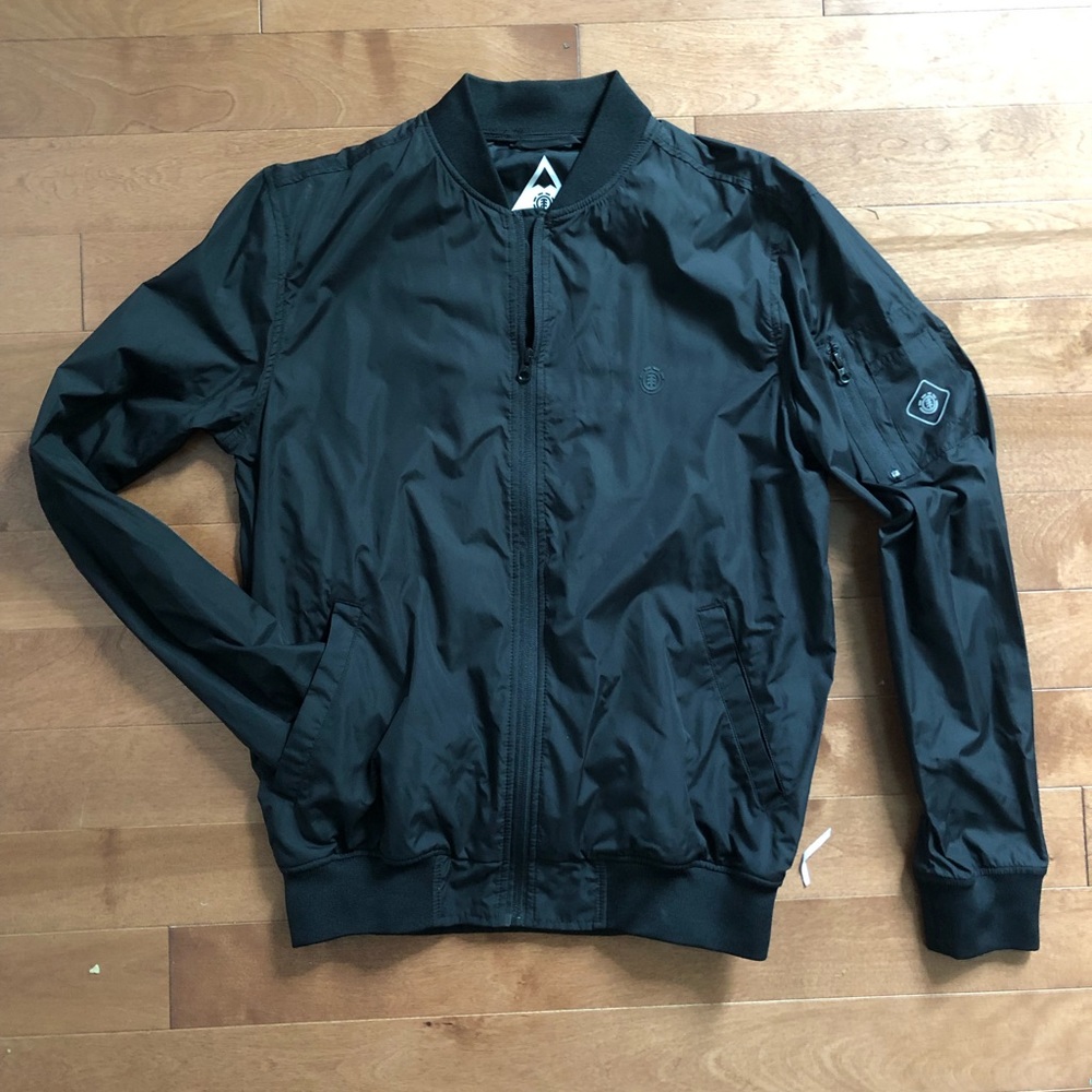 Element Brand Travel Well Black Jacket Brand New